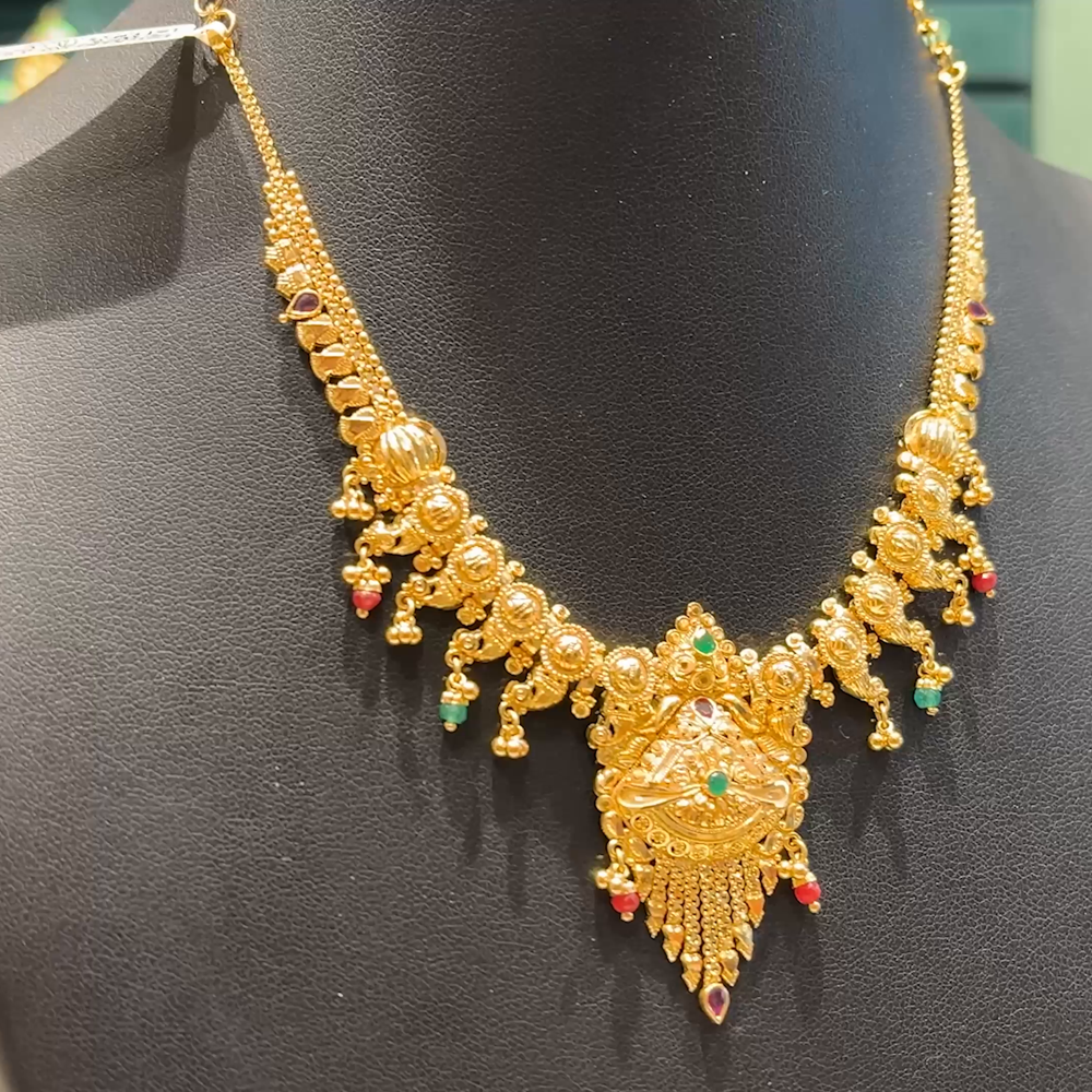 Chennai Shopping Mall 20.13gms NECKLACE 22K Yellow Gold