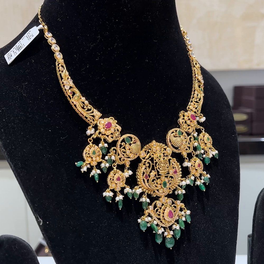 MUKUNDA JEWELLERS 44.455gms NECKLACE 22K Yellow Gold