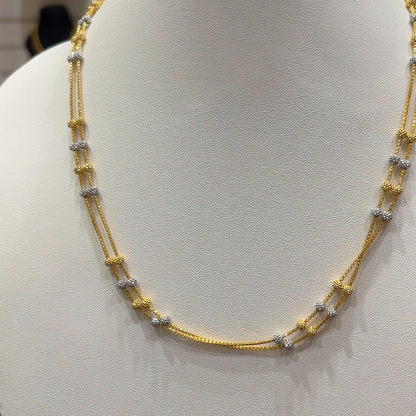 RS BROTHERS 14.347gms CHAINS 22K Yellow Gold