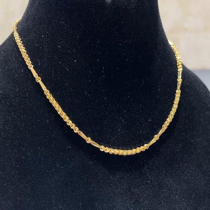 MUKUNDA JEWELLERS 13.58gms CHAINS 22K Yellow Gold