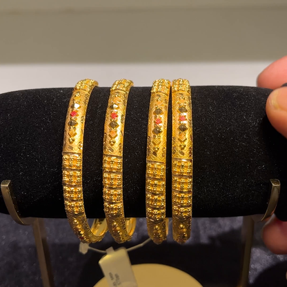 CMR 38.67gms BANGLES 22K Yellow Gold