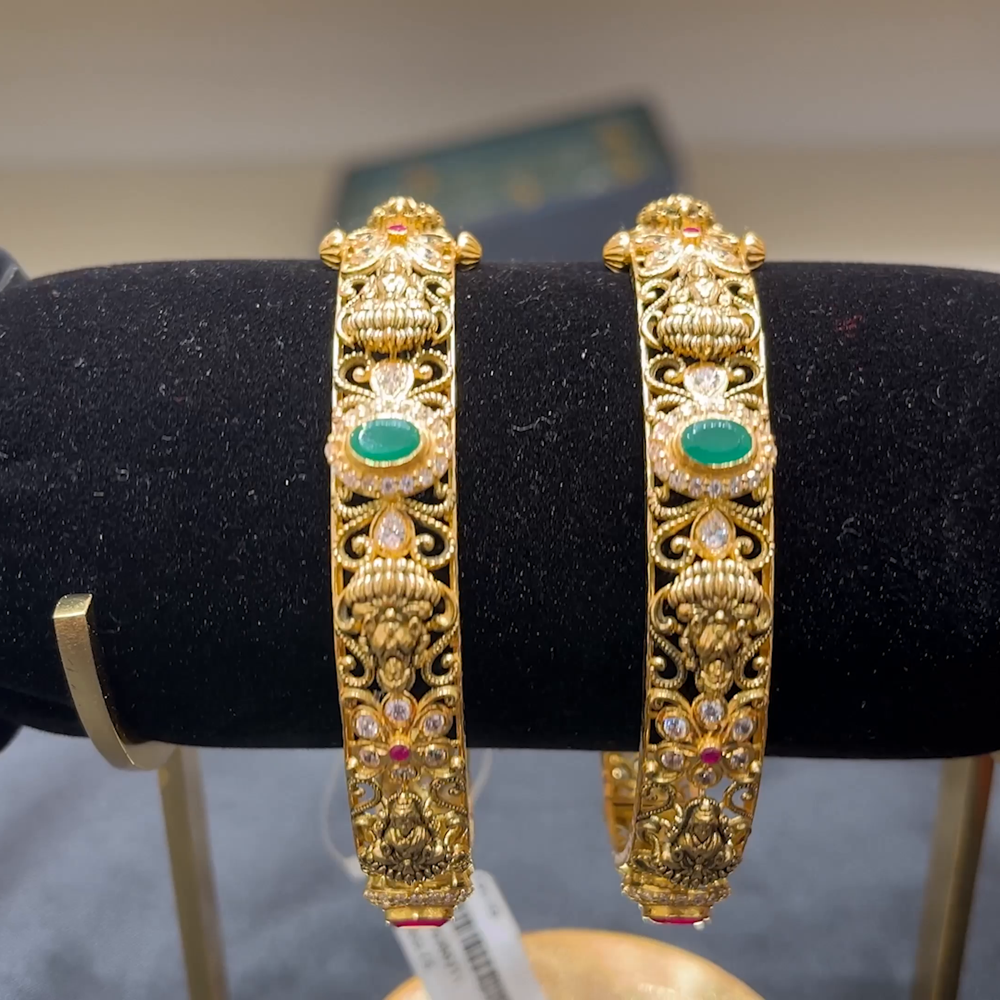 Anu Jewellers 52.48gms BANGLES 22K Yellow Gold