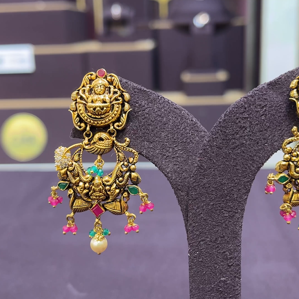 CMR 12.396gms EARRINGS 22K Yellow Gold