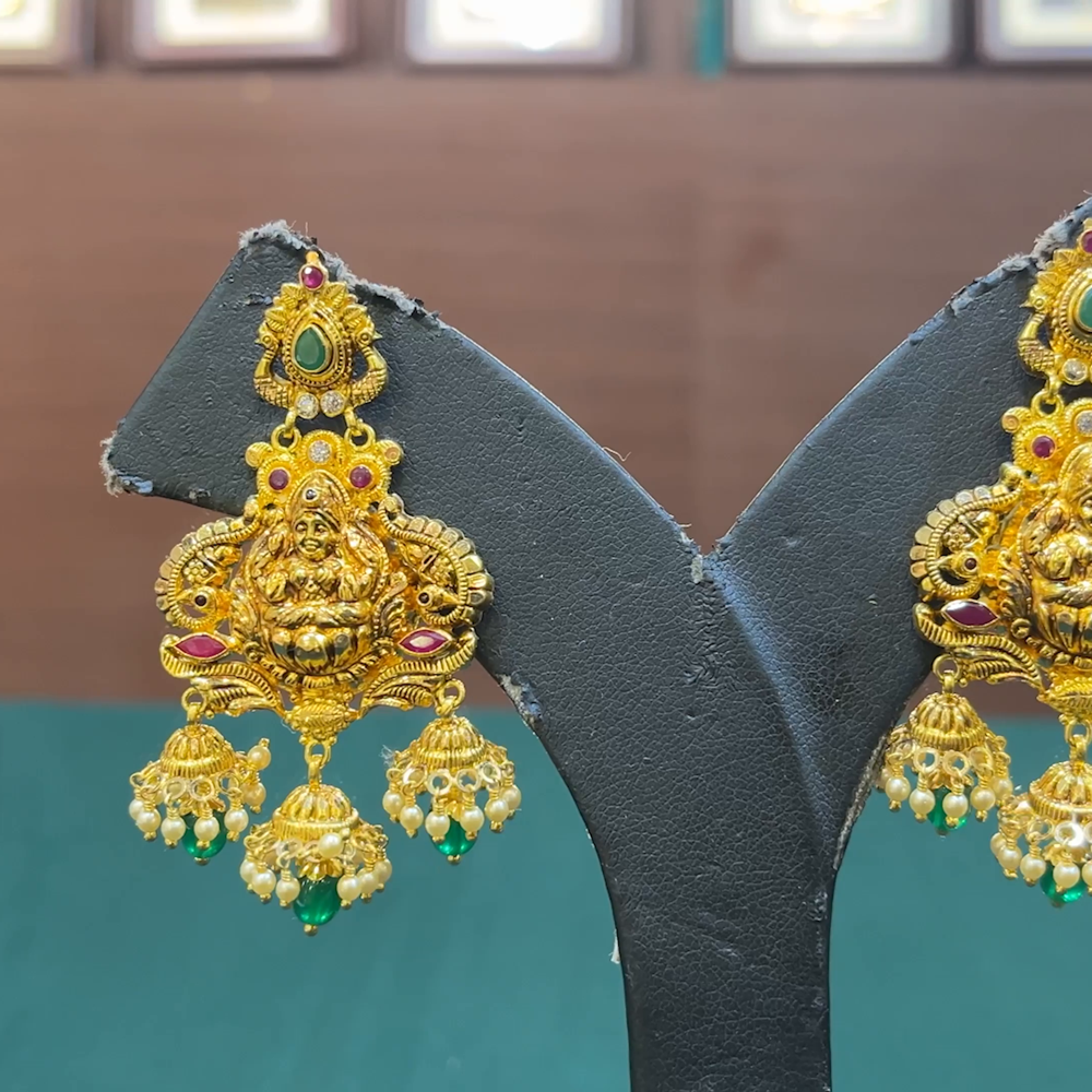 CMR 13.818gms EARRINGS 22K Yellow Gold