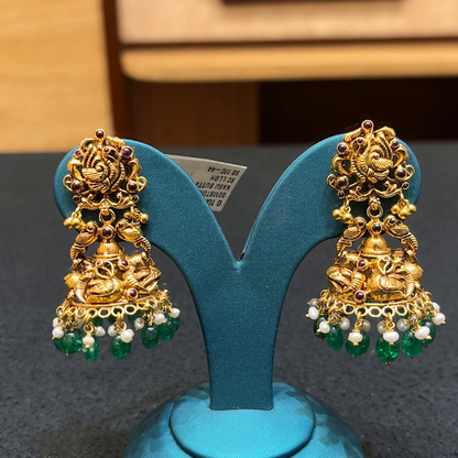 Chennai Shopping Mall 19.196gms EARRINGS 22K Yellow Gold