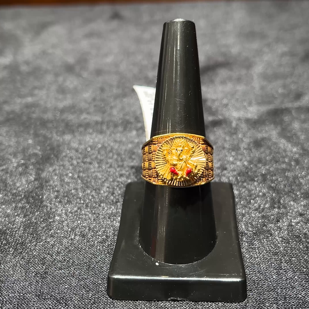 MUKUNDA JEWELLERS 12.13gms Ring 22K Yellow Gold