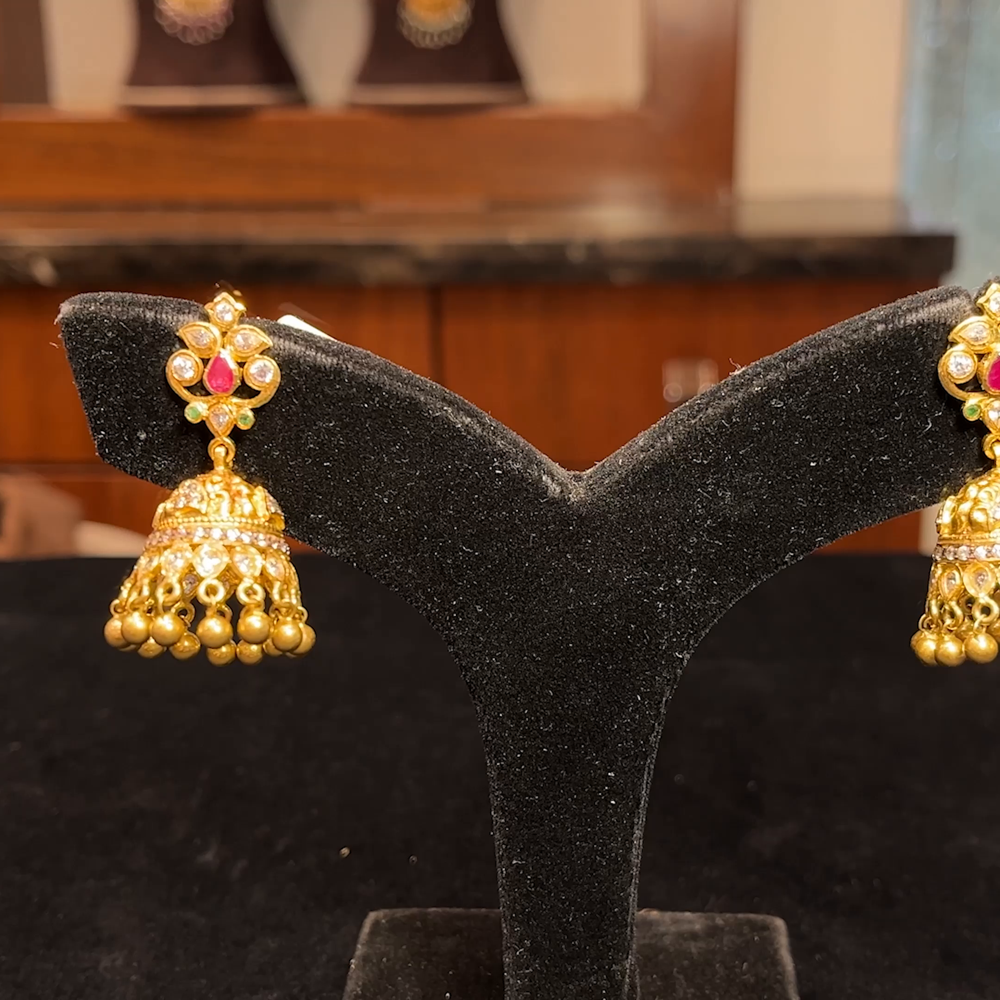 SRI RAM 25.952gms EARRINGS 22K Yellow Gold