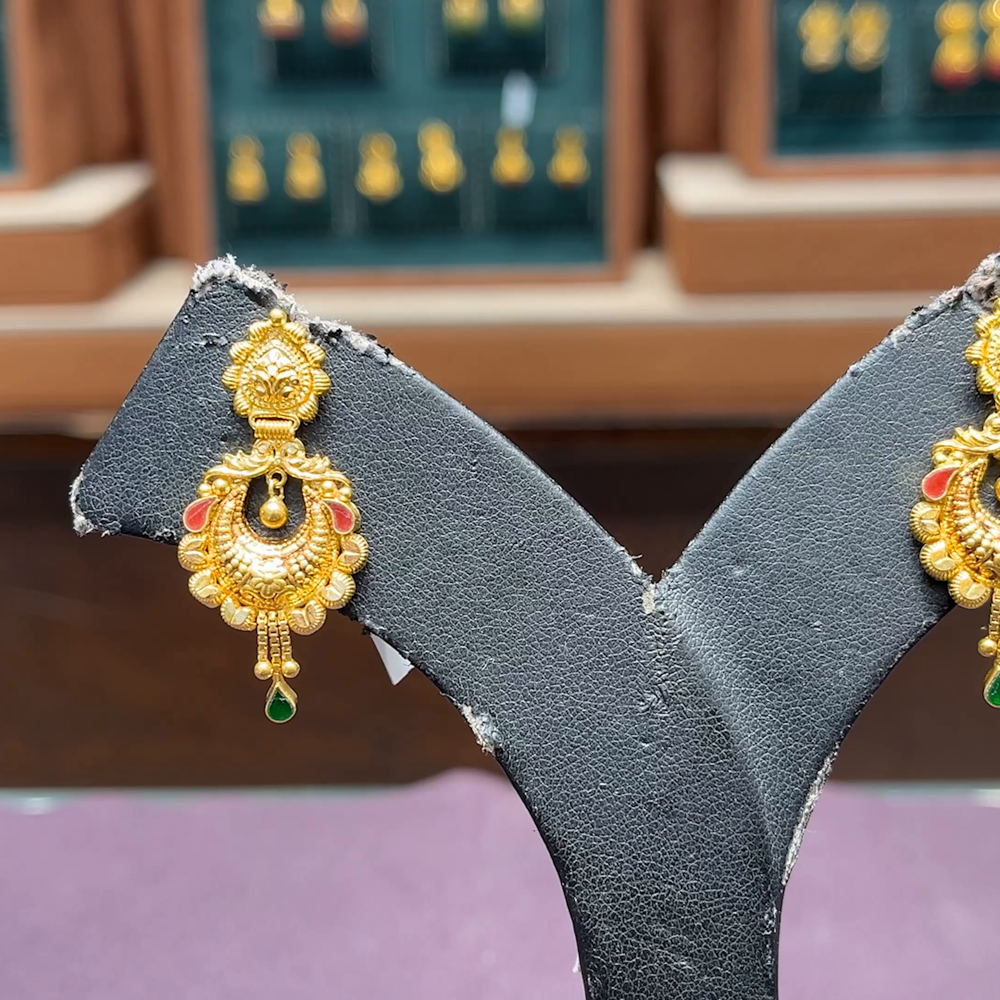 CMR 5.061gms EARRINGS 22K Yellow Gold