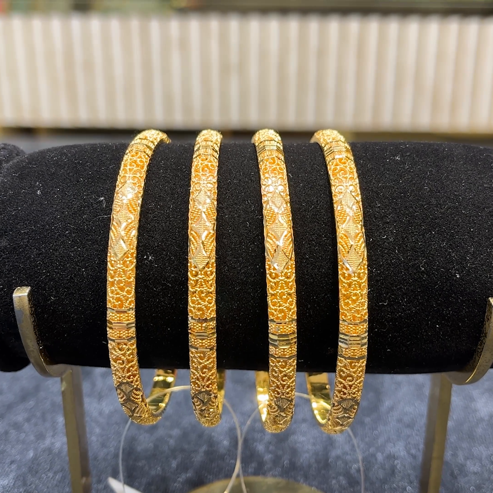 Kriya Jewellers 20.64gms BANGLES 22K Yellow Gold