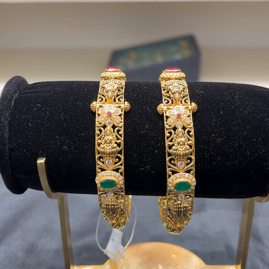 Anu Jewellers 52.48gms BANGLES 22K Yellow Gold