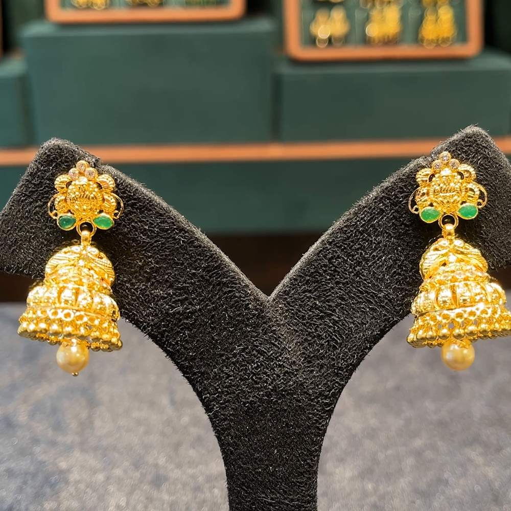 CMR 10.123gms EARRINGS 22K Yellow Gold