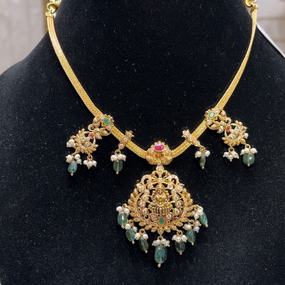 SOUTH INDIA 25.67gms NECKLACE 22K Yellow Gold