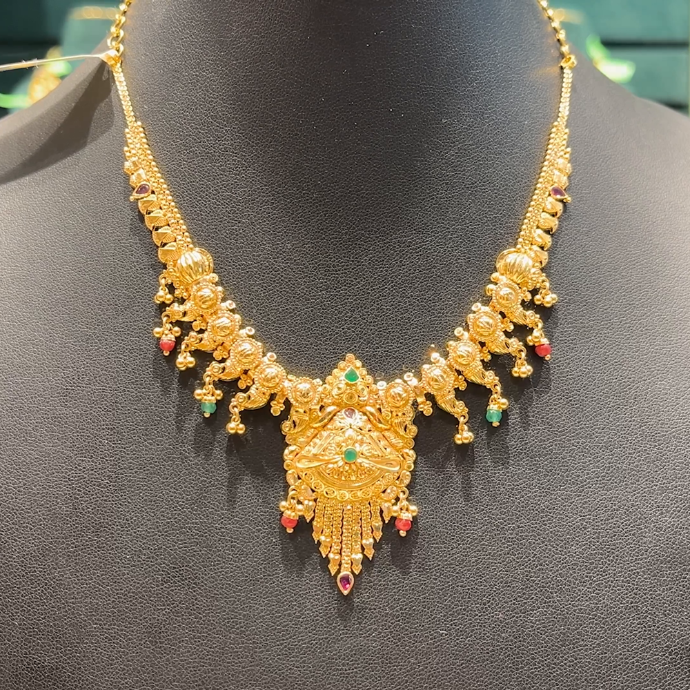 Chennai Shopping Mall 20.13gms NECKLACE 22K Yellow Gold