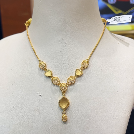 RS BROTHERS 5.895gms NECKLACE 22K Yellow Gold