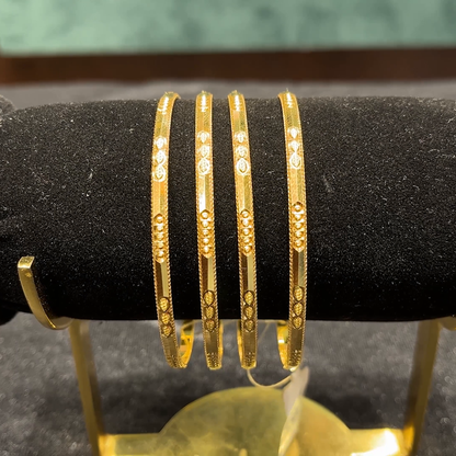 CMR 44.634gms BANGLES 22K Yellow Gold