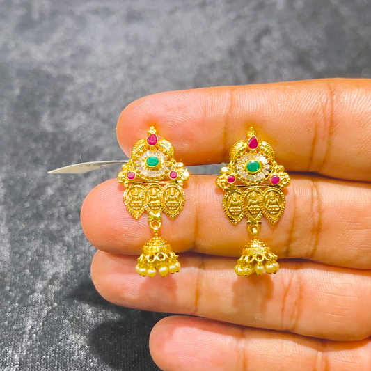 CMR 5.494gms EARRINGS 22K Yellow Gold