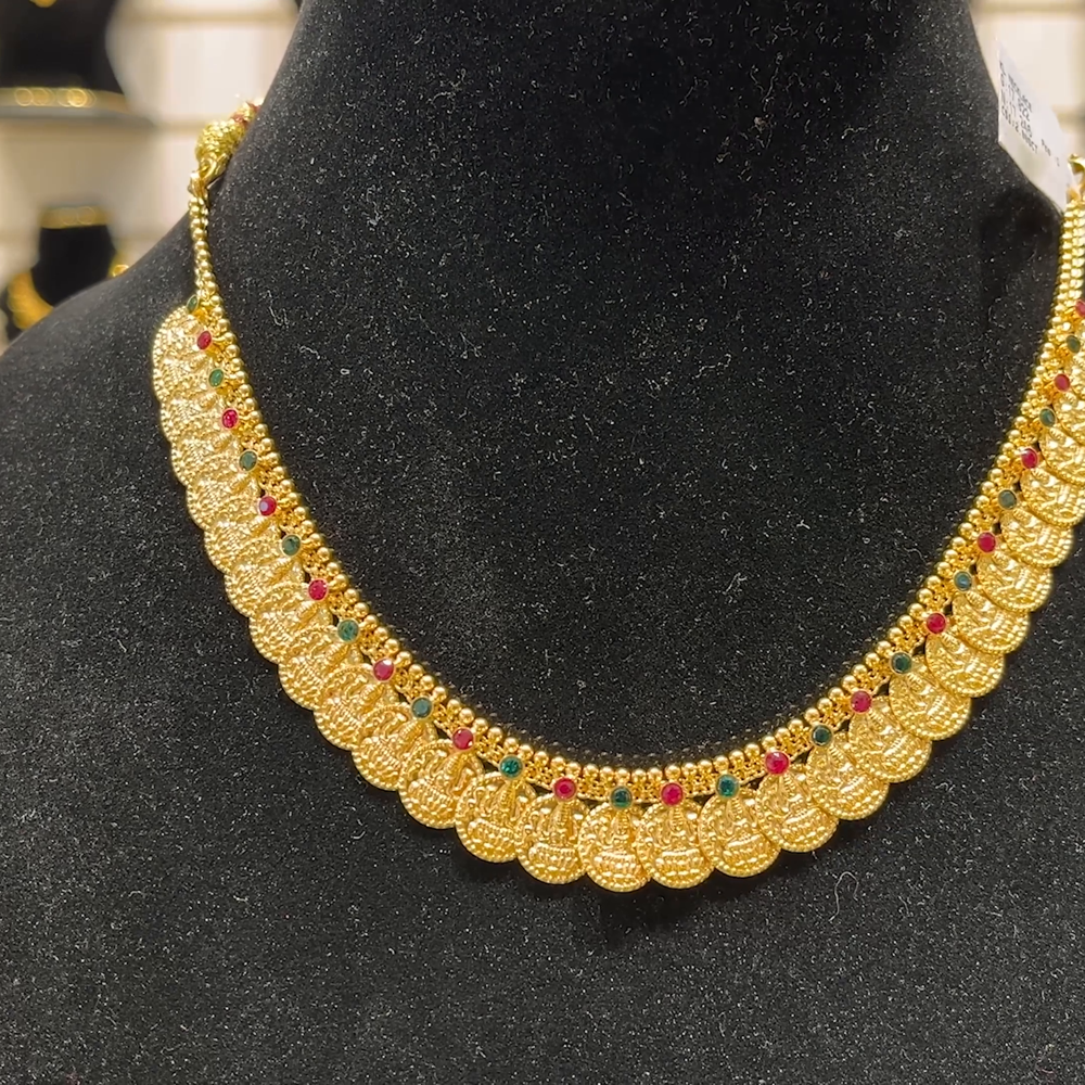 SOUTH INDIA 17.246gms NECKLACE 22K Yellow Gold