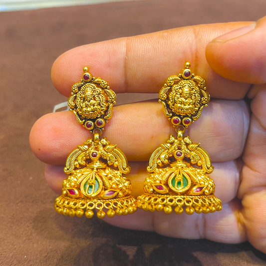 SRI RAM 17.052gms EARRINGS 22K Yellow Gold