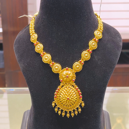 SOUTH INDIA 26.998gms NECKLACE 22K Yellow Gold