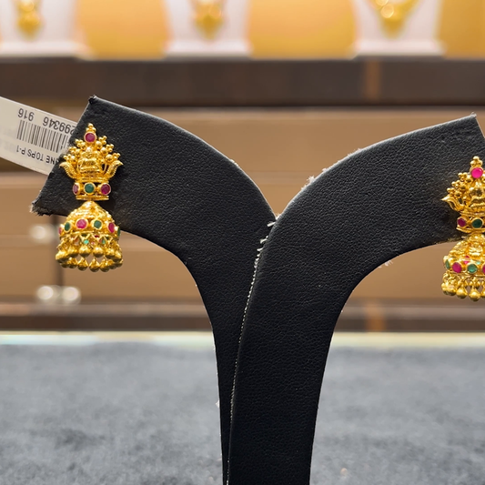 CHANDANA Brothers 5.935gms EARRINGS 22K Yellow Gold