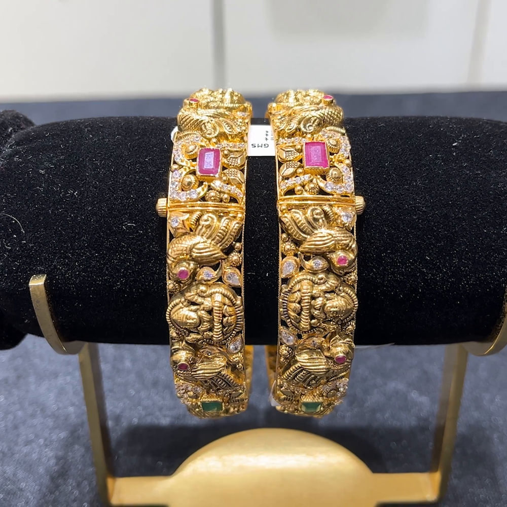 MUKUNDA JEWELLERS 22.611gms BANGLES 22K Yellow Gold