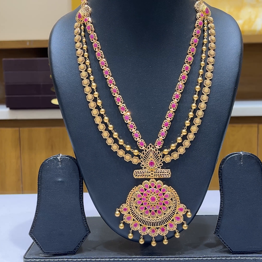 MUKUNDA JEWELLERS 74.921gms HARAMS 22K Yellow Gold