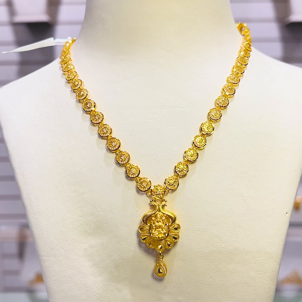 SOUTH INDIA 8.71gms NECKLACE 22K Yellow Gold