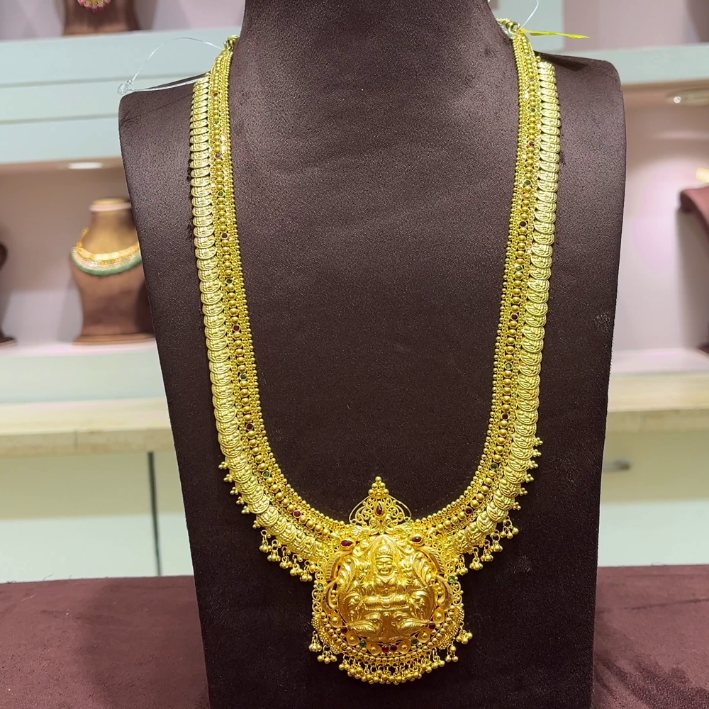 SwarnaKanchi 62.901gms HARAMS 22K Yellow Gold