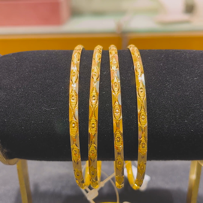 Anu Jewellers 12.195gms BANGLES 22K Yellow Gold