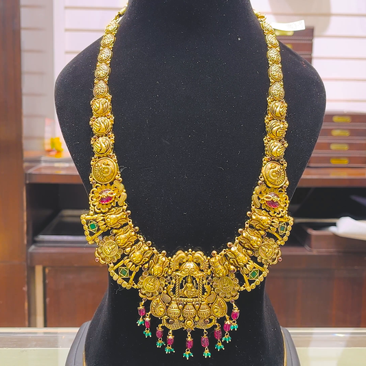 SOUTH INDIA 64.56gms HARAMS 22K Yellow Gold