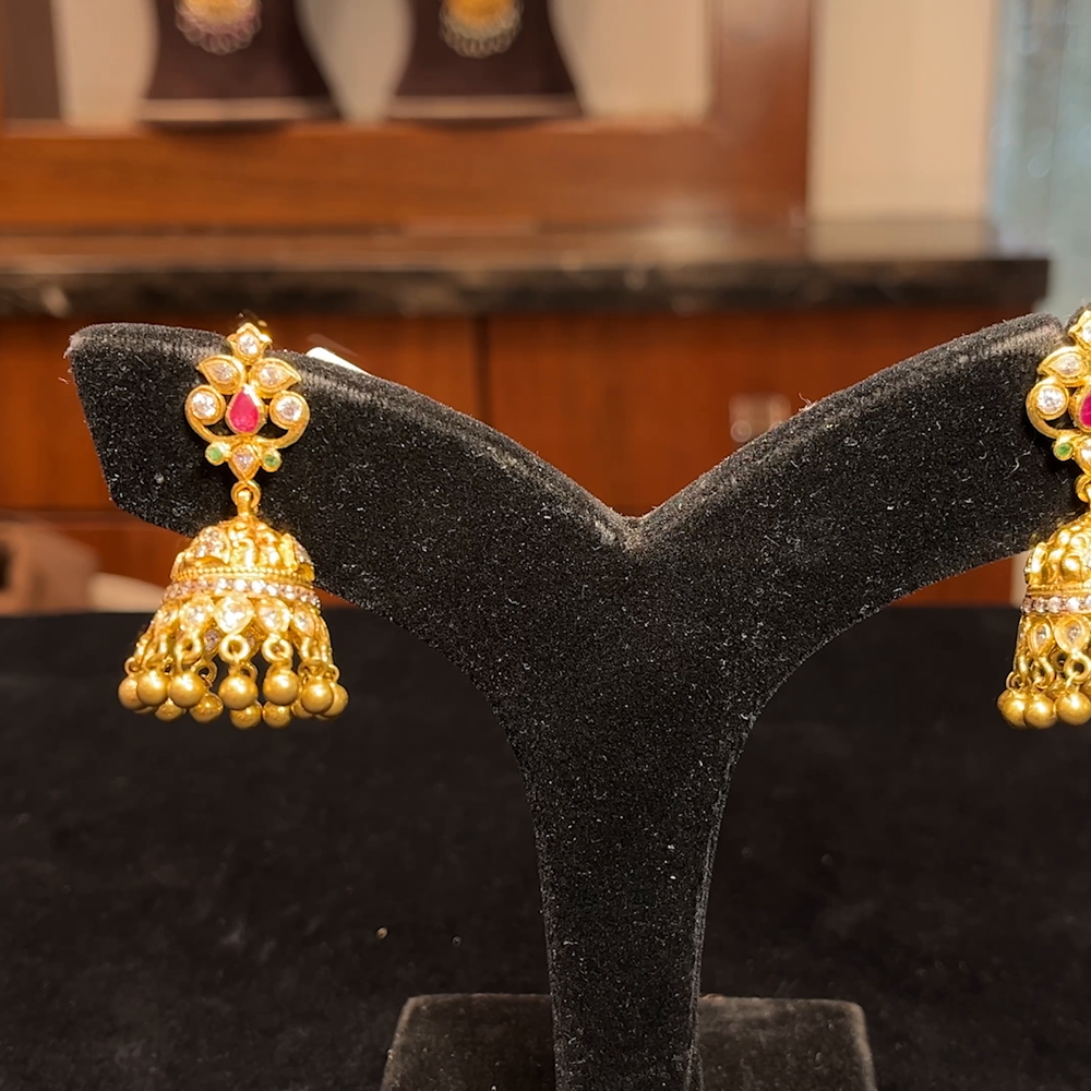 SRI RAM 25.952gms EARRINGS 22K Yellow Gold