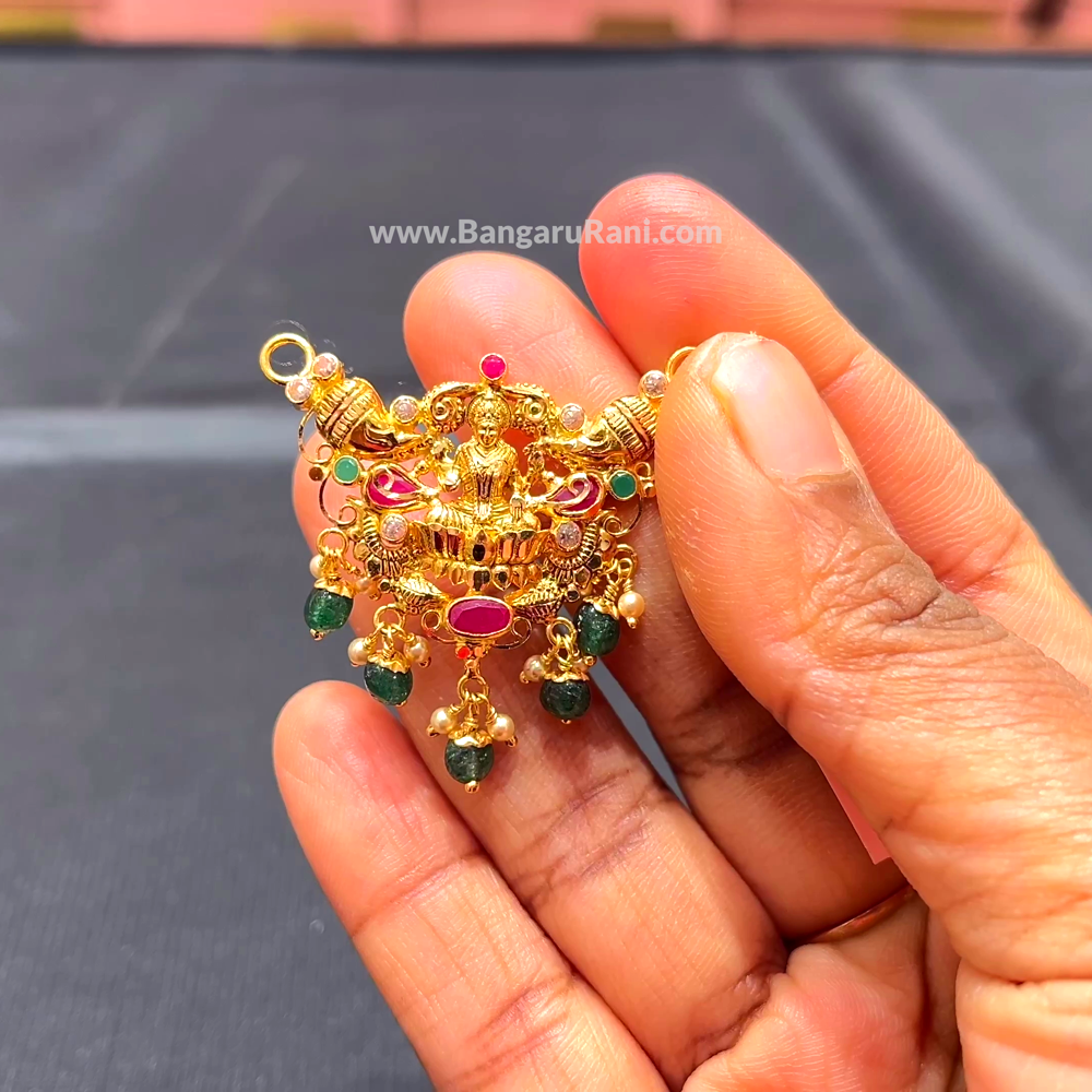 Anu Jewellers 4.113gms Pendent 22K Yellow Gold