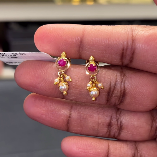 [make to order] 2.074gms EARRINGS 22K