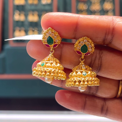 CMR 8.793gms EARRINGS 22K Yellow Gold