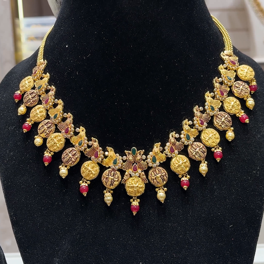 SOUTH INDIA 36.49gms NECKLACE 22K Yellow Gold