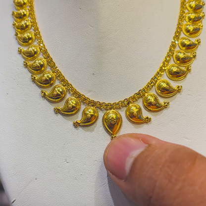 Anu Jewellers 12.237gms NECKLACE 22K Yellow Gold