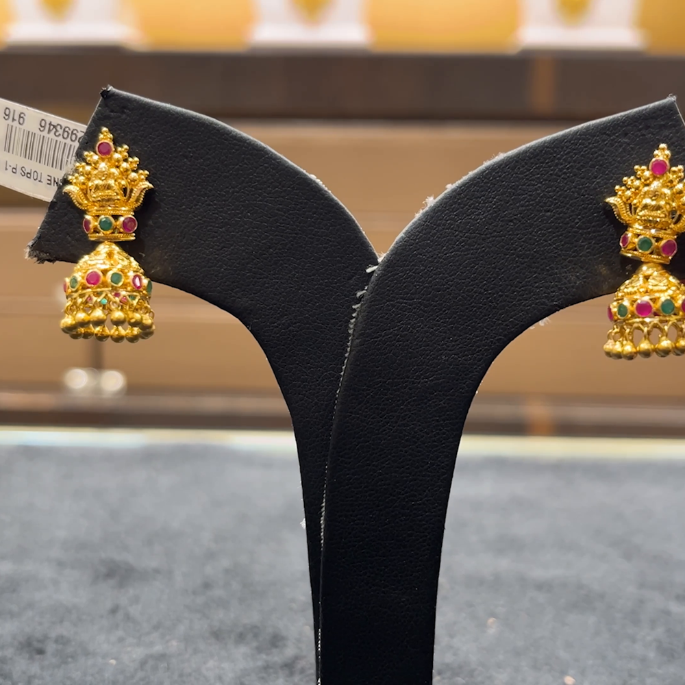 CHANDANA Brothers 5.935gms EARRINGS 22K Yellow Gold