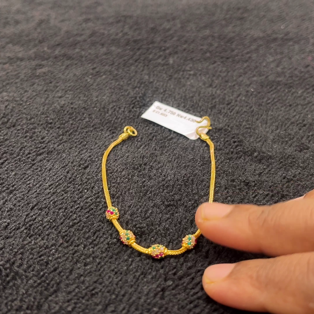 CHANDANA Brothers 4.43gms BANGLES 22K Yellow Gold