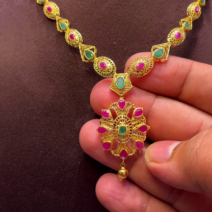 SwarnaKanchi 13.319gms NECKLACE 22K Yellow Gold