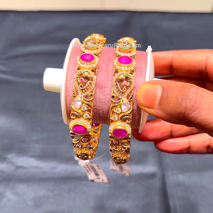 Anu Jewellers 24.492gms BANGLES 22K Yellow Gold