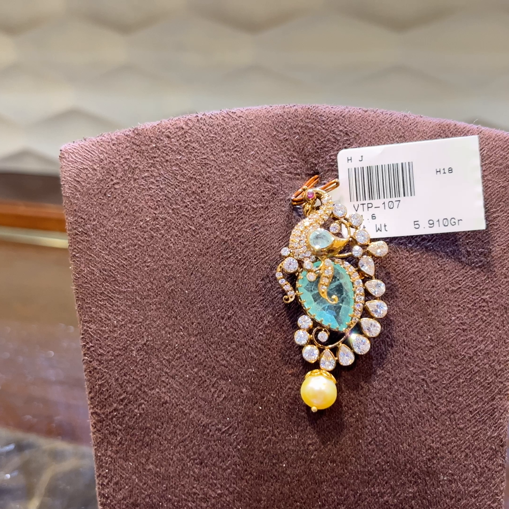 SRI RAM 5.91gms Pendent 22K Nakshi