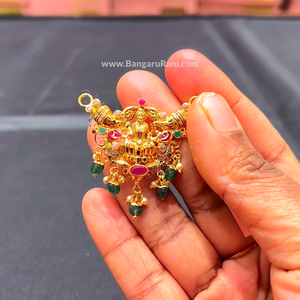 Anu Jewellers 4.113gms Pendent 22K Yellow Gold