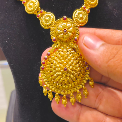 SOUTH INDIA 26.998gms NECKLACE 22K Yellow Gold