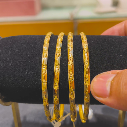 Anu Jewellers 12.195gms BANGLES 22K Yellow Gold