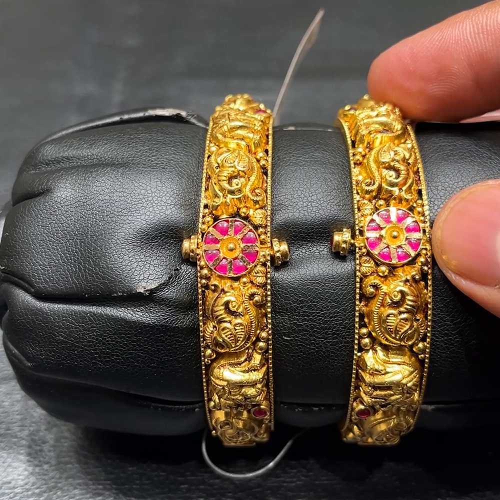 MUKUNDA JEWELLERS 19.175gms BANGLES 22K Yellow Gold