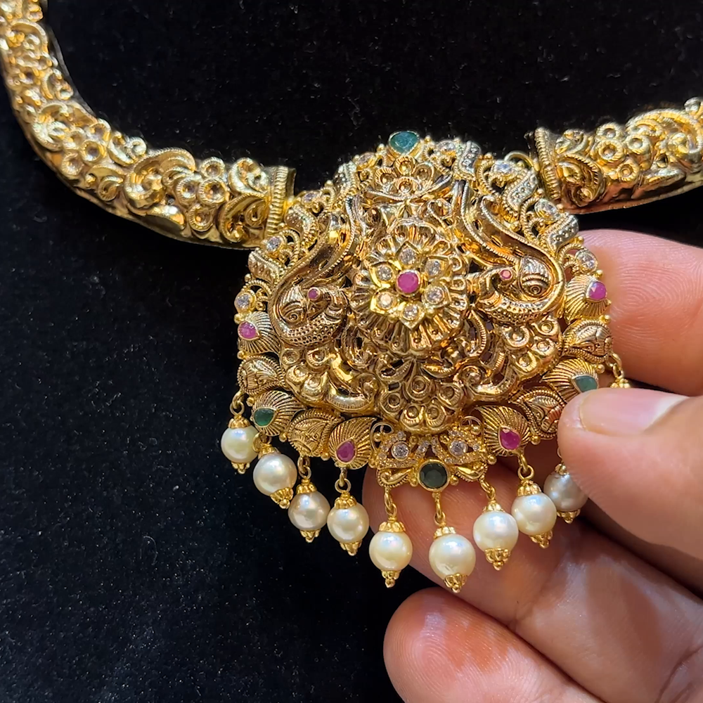 Chennai Shopping Mall 27.64gms NECKLACE 22K Yellow Gold