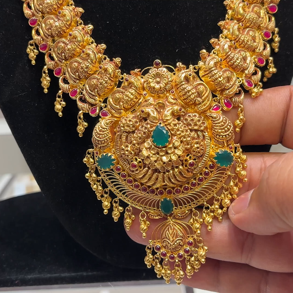 SOUTH INDIA 67.93gms HARAMS 22K Yellow Gold