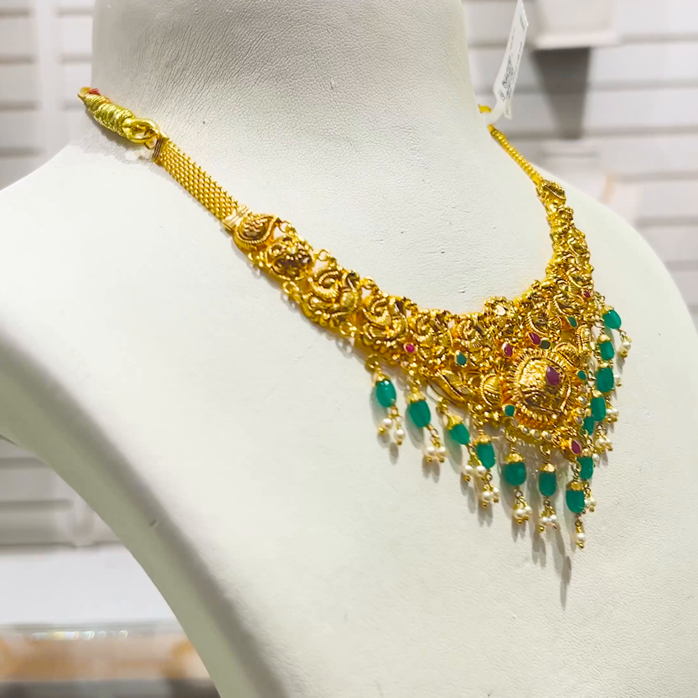 SOUTH INDIA 13.459gms NECKLACE 22K Yellow Gold