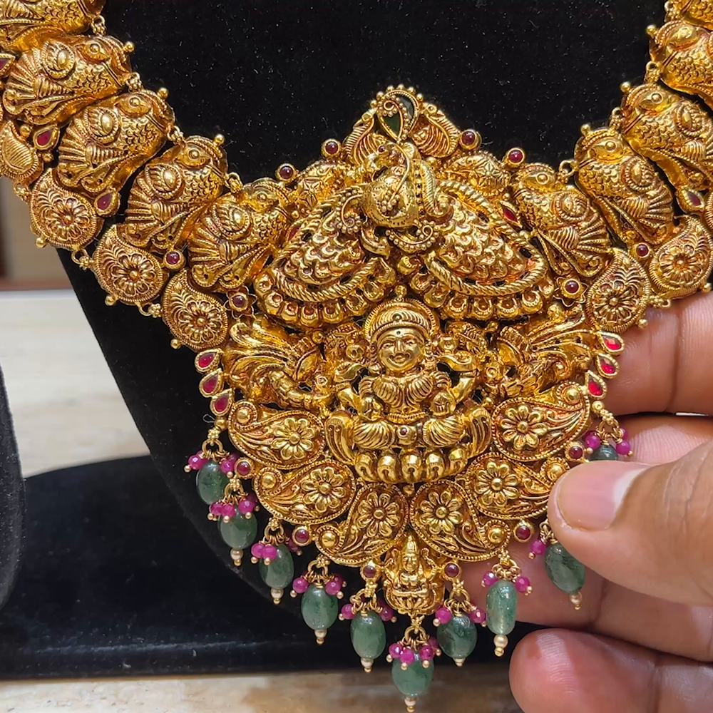 Chennai Shopping Mall 64.702gms HARAMS 22K Yellow Gold