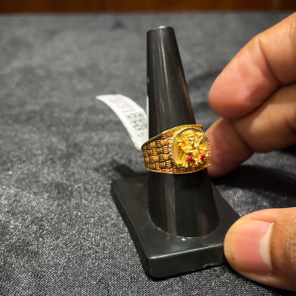 MUKUNDA JEWELLERS 12.13gms Ring 22K Yellow Gold